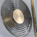 LED Glass Plate Modern Wall Lamp Design